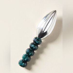 ❤️ ANTHROPOLOGIE NWT Silver and Green Citrus Reamer